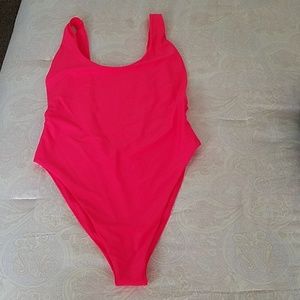 Bathing Suit Hot Pink